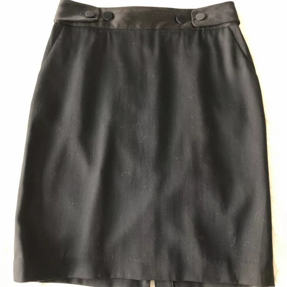 Banana Republic Black Pencil Skirt Size 6